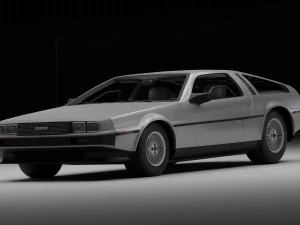 Delorean 3D Model