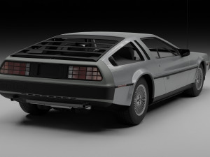 Delorean Modello 3D