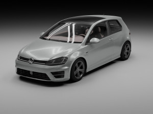 Golf R 3D Model