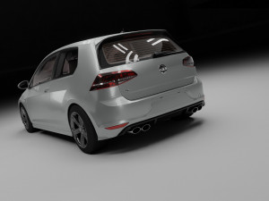 Golf R 3D Model