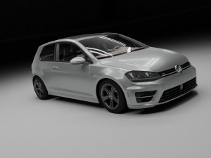 Golf R 3D Model