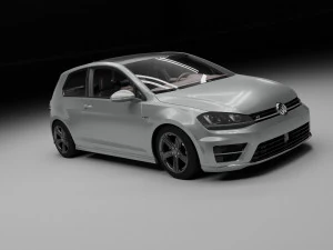 Golf R 3D Model