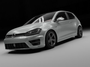 Golf R 3D Model