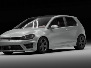 Golf R 3D Model