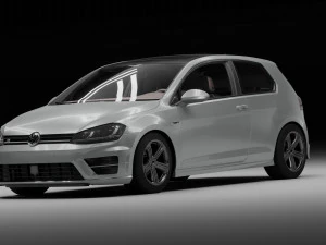 Golf R 3D Model