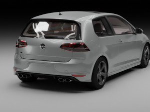 Golf R 3D Model