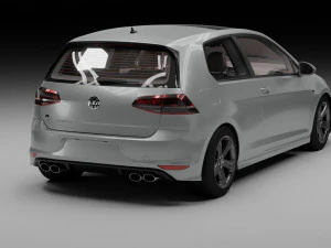 Golf R 3D Model