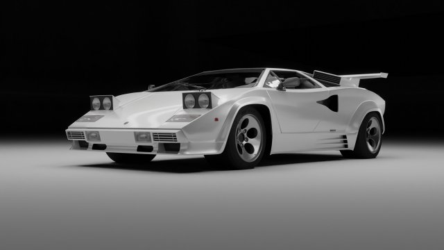 Countach 88 Model 3D .c4d .max .obj .3ds .fbx .stl .blend 