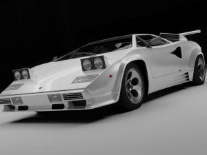 Countach 88 3D Model