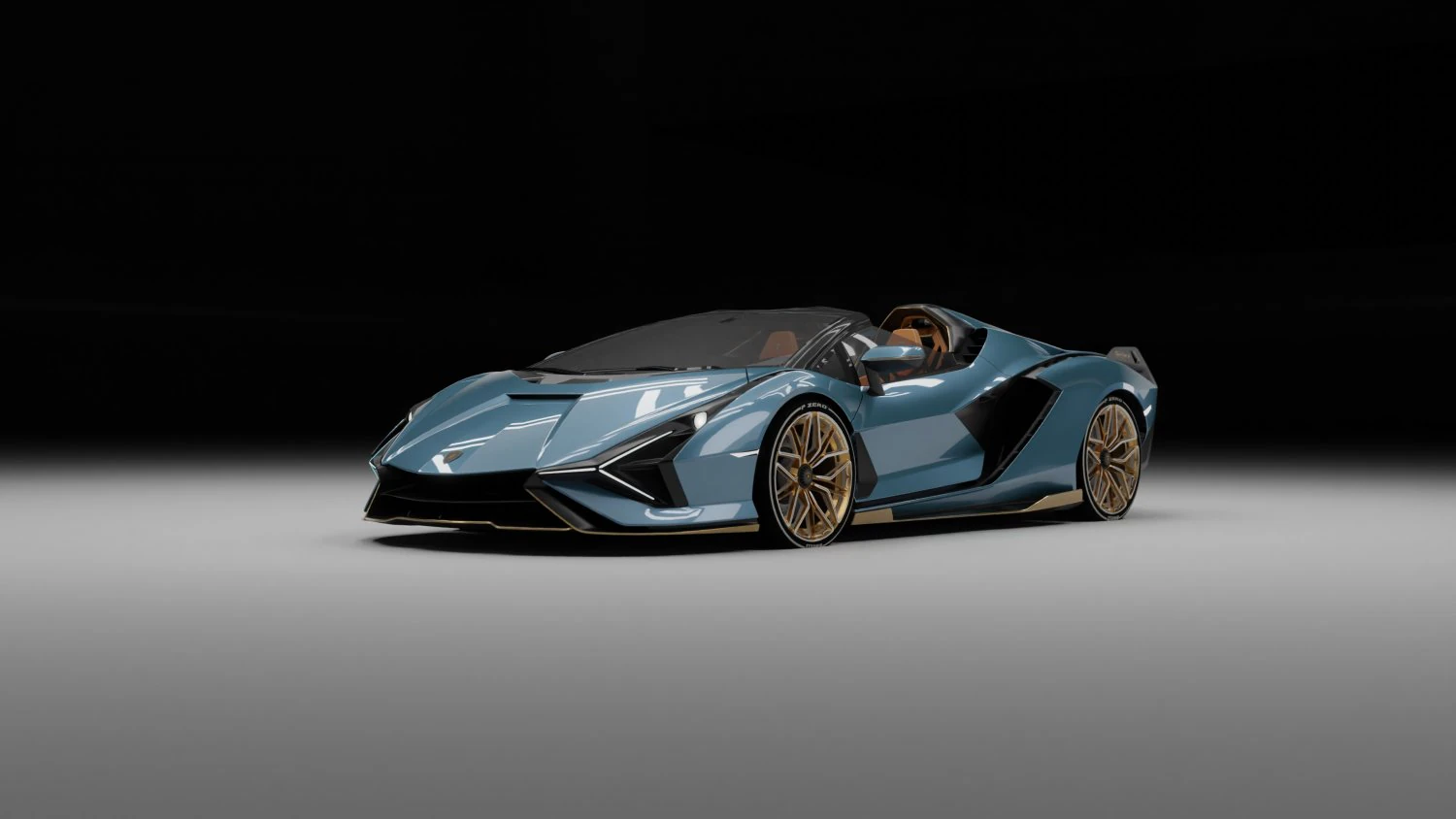 Sian roadster 3D Model .c4d .max .obj .3ds .fbx .stl .blend 