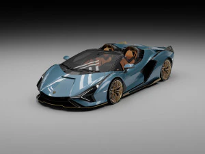 Sian roadster 3D Model