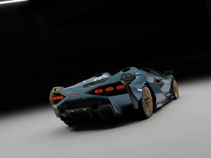 Sian roadster 3D Model