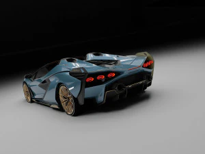 Sian roadster 3D Model