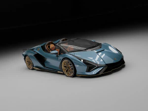 Sian roadster 3D Model