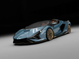 Sian roadster 3D Model