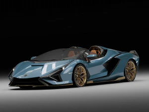 Sian roadster 3D Model
