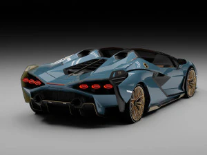 Sian roadster 3D Model