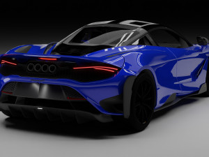 Mclaren 765 LT Modelo 3D