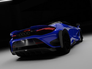 Mclaren 765 LT Modelo 3D