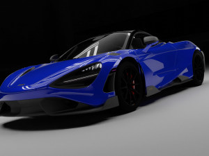 Mclaren 765 LT Modelo 3D