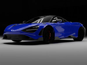 マクラーレン 765 LT 3Dモデル