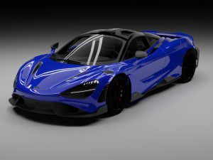 Mclaren 765 LT Modelo 3D