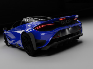 Mclaren 765 LT Modelo 3D