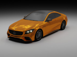 Mercedes Benz s 63 amg 3D 모델