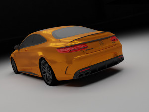 Mercedes Benz s 63 amg 3D 모델