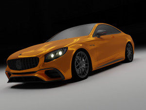 Mercedes Benz s 63 amg 3D 모델