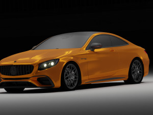 Mercedes Benz s 63 amg 3D 모델