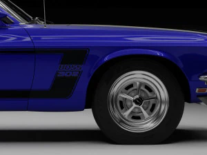 Jefe Mustang Modelo 3D