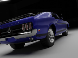Mustang Boss Modelo 3D