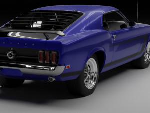 Mustang Boss Modelo 3D