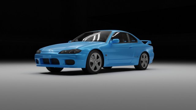 Nissan Silvia 3Dモデル .c4d .max .obj .3ds .fbx .stl .blend 
