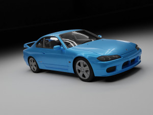 Nissan Silvia 3Dモデル