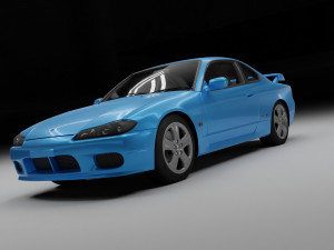 Nissan Silvia 3Dモデル