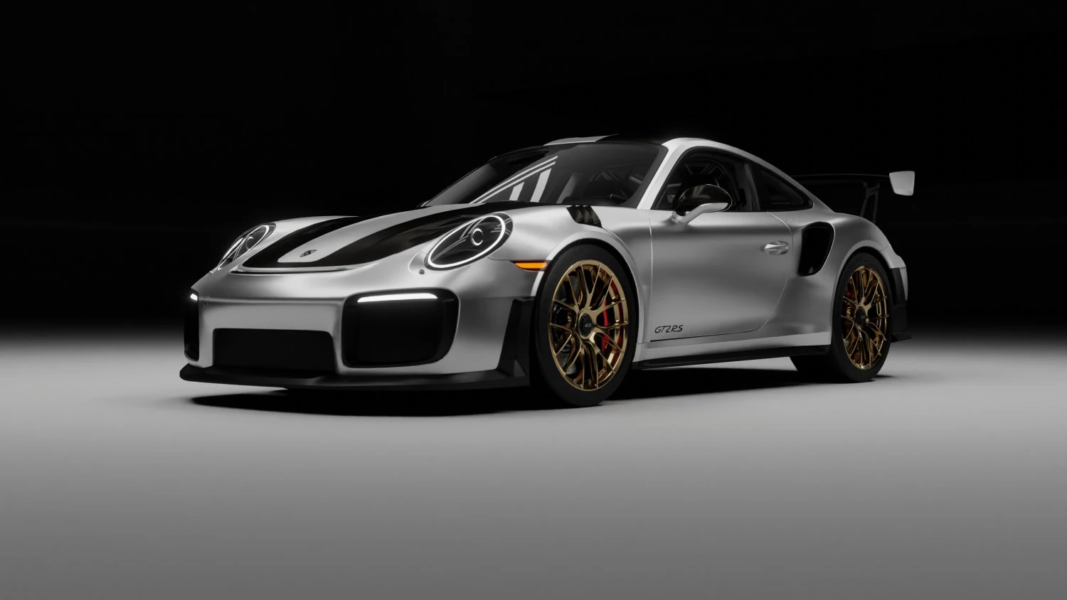 Porsche 911 GT2 RS 3D Model .c4d .max .obj .3ds .fbx .stl .blend
