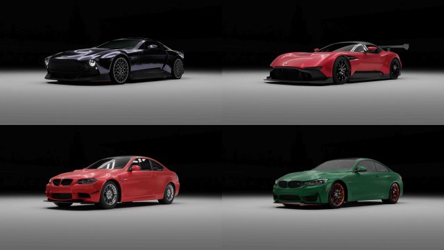 Cars Collection 3Dモデル .c4d .max .obj .3ds .fbx .stl .blend 
