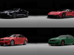 Cars Collection 3D Model