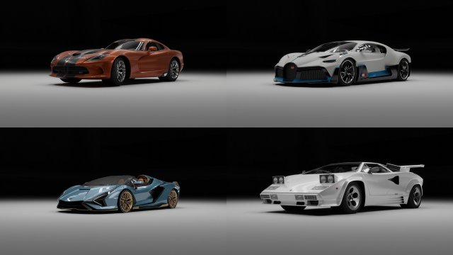 Cars Collection 2 3Dモデル .c4d .max .obj .3ds .fbx .stl .blend