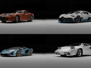 Cars Collection 2 3D Model