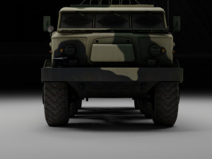 Uragan military vehicle Modelo 3D