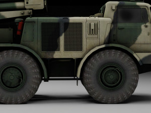 Uragan military vehicle Modelo 3D