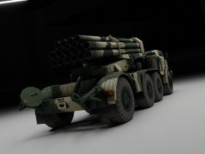 Uragan military vehicle Modelo 3D
