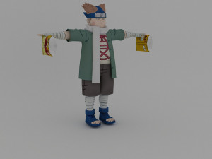Choji Akimichi Model 3D