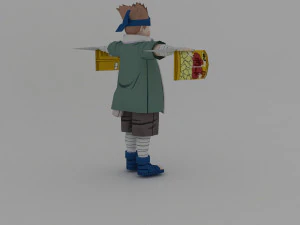 Choji Akimichi 3D Model