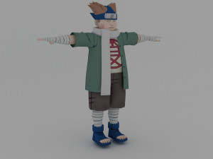 Choji Akimichi 3Dモデル