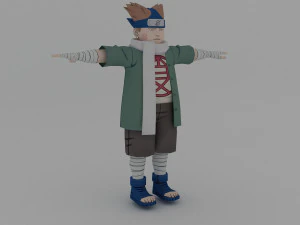 Choji Akimichi 3D Model