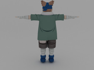 Choji Akimichi 3Dモデル